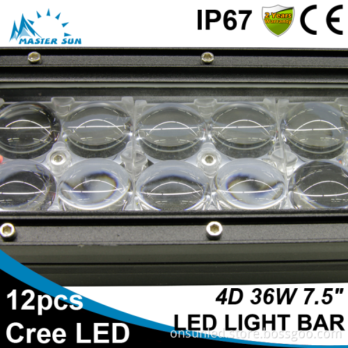 Waterproof 4D 52inch 300w led tractor work light car led light bar off road led light bar